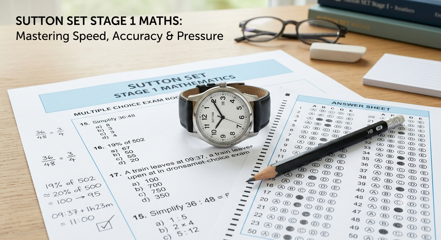 Sutton SET Maths Stage 1: How to Master Speed, Accuracy and Pressure